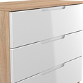 Henshaw 3 Drawer Chest White Oak from Roseland Furniture