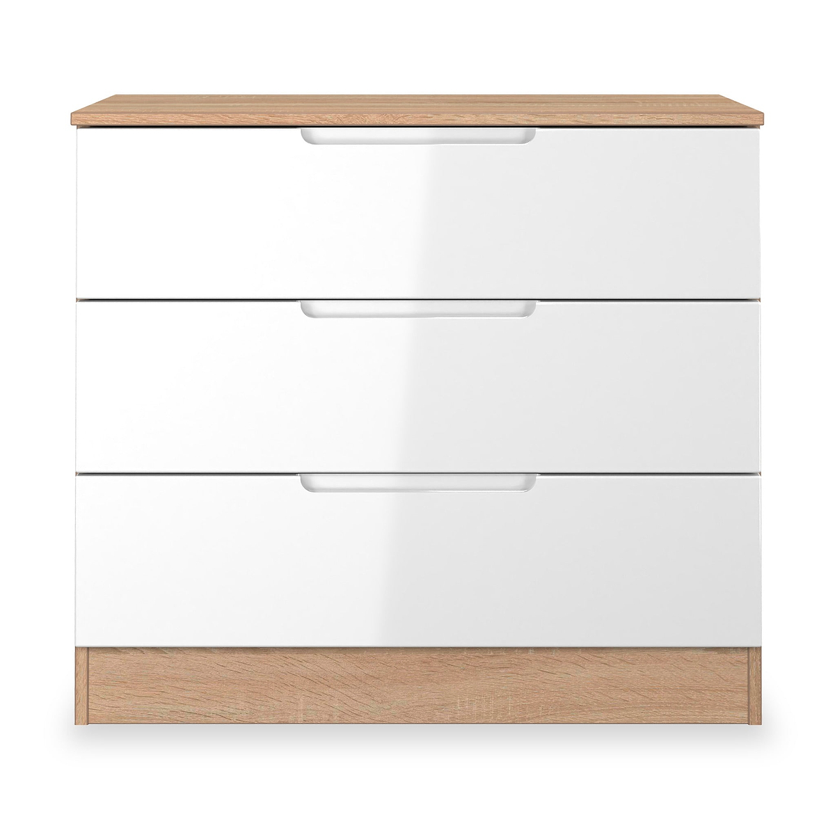 Henshaw 3 Drawer Chest White Oak from Roseland Furniture