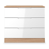 Henshaw 3 Drawer Chest White Oak from Roseland Furniture