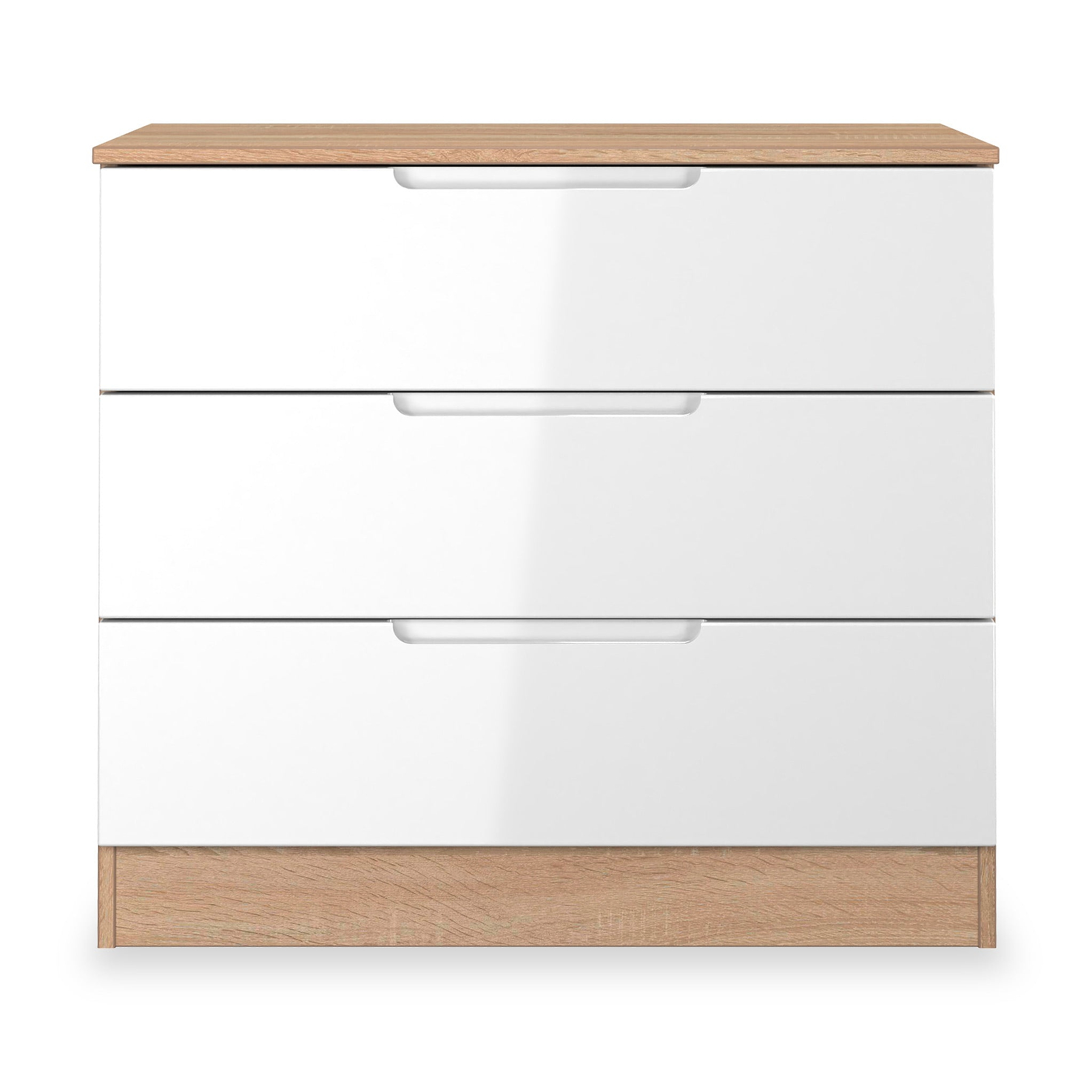 Henshaw 3 Drawer Chest White Oak from Roseland Furniture