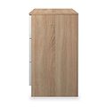 Henshaw 3 Drawer Chest White Oak from Roseland Furniture