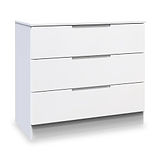 Henshaw 3 Drawer Chest White from Roseland Furniture