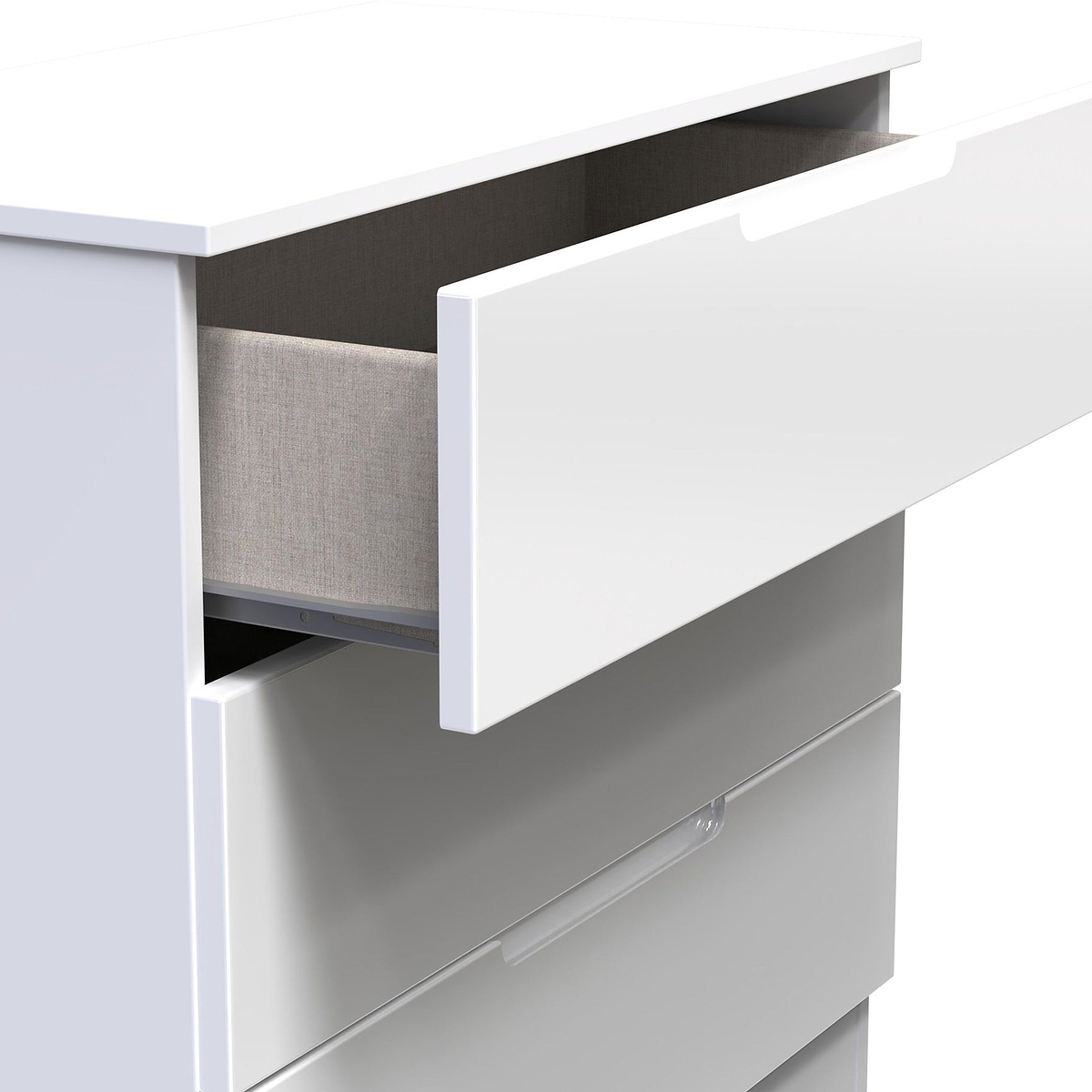 Henshaw 3 Drawer Chest White from Roseland Furniture