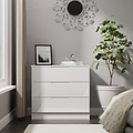 Henshaw 3 Drawer Chest White from Roseland Furniture
