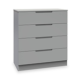 Henshaw 4 Drawer Chest Dusk Grey from Roseland Furniture