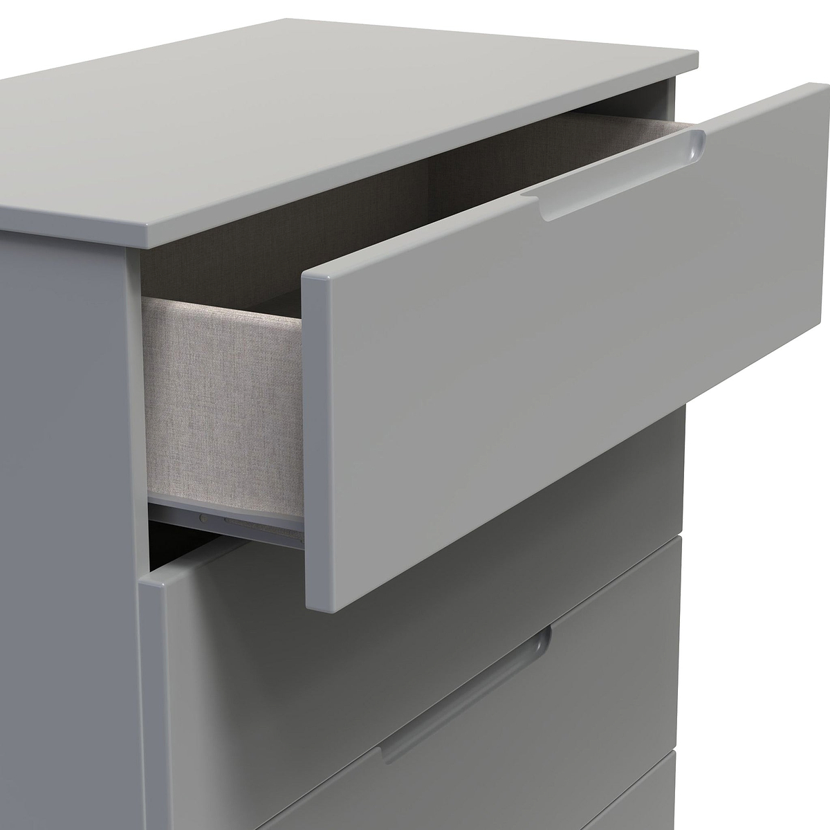Henshaw 4 Drawer Chest Dusk Grey from Roseland Furniture