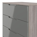 Henshaw Grey Oak 4 Drawer Chest from Roseland Furniture