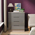 Henshaw Grey Oak 4 Drawer Chest from Roseland Furniture