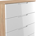 Henshaw 4 Drawer Chest White Oak from Roseland Furniture