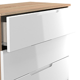 Henshaw 4 Drawer Chest White Oak from Roseland Furniture