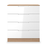 Henshaw 4 Drawer Chest White Oak from Roseland Furniture