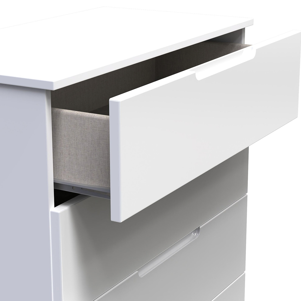 Henshaw 4 Drawer Chest White from Roseland Furniture
