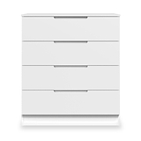 Henshaw 4 Drawer Chest White from Roseland Furniture