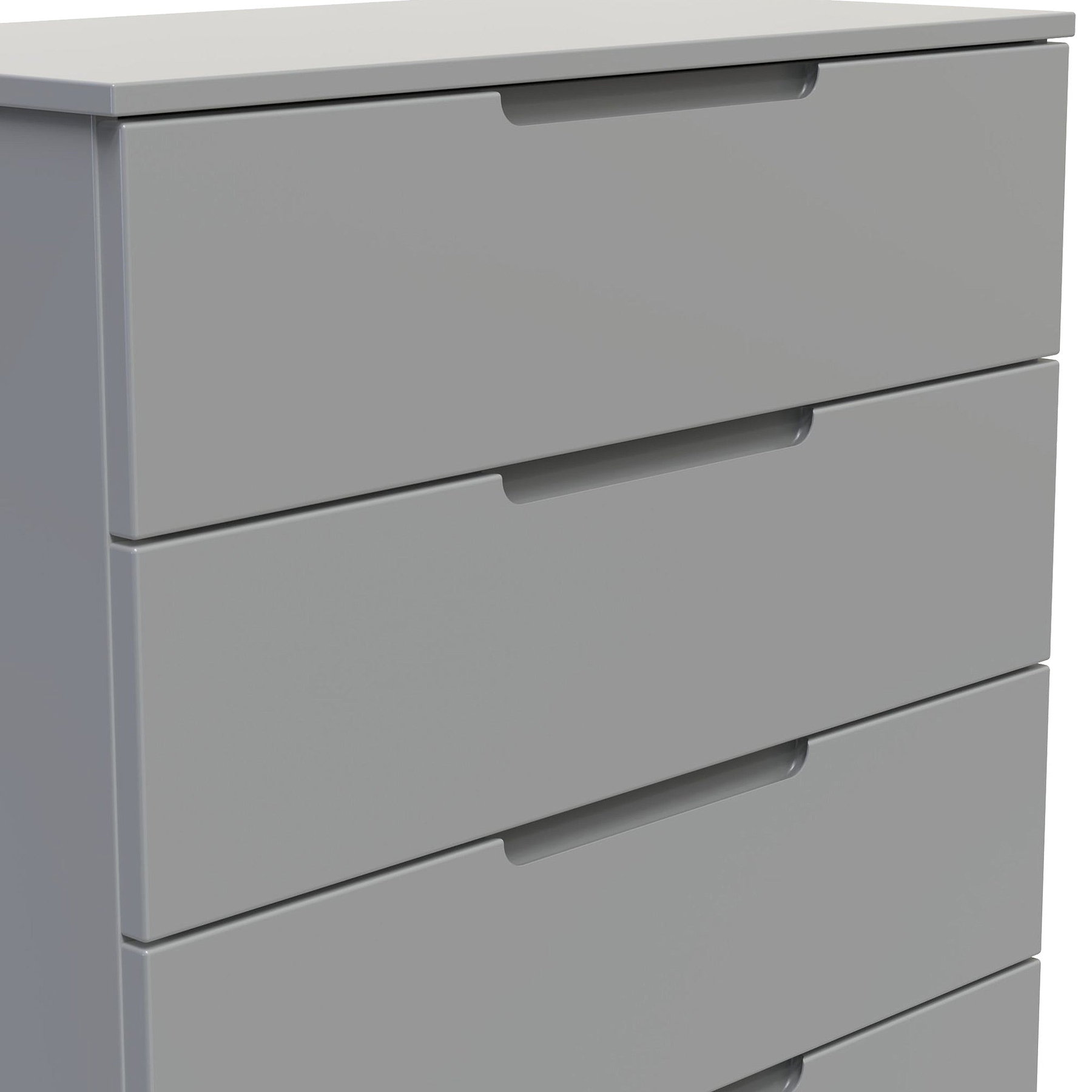 Henshaw 5 Drawer Chest Dusk Grey from Roseland Furniture