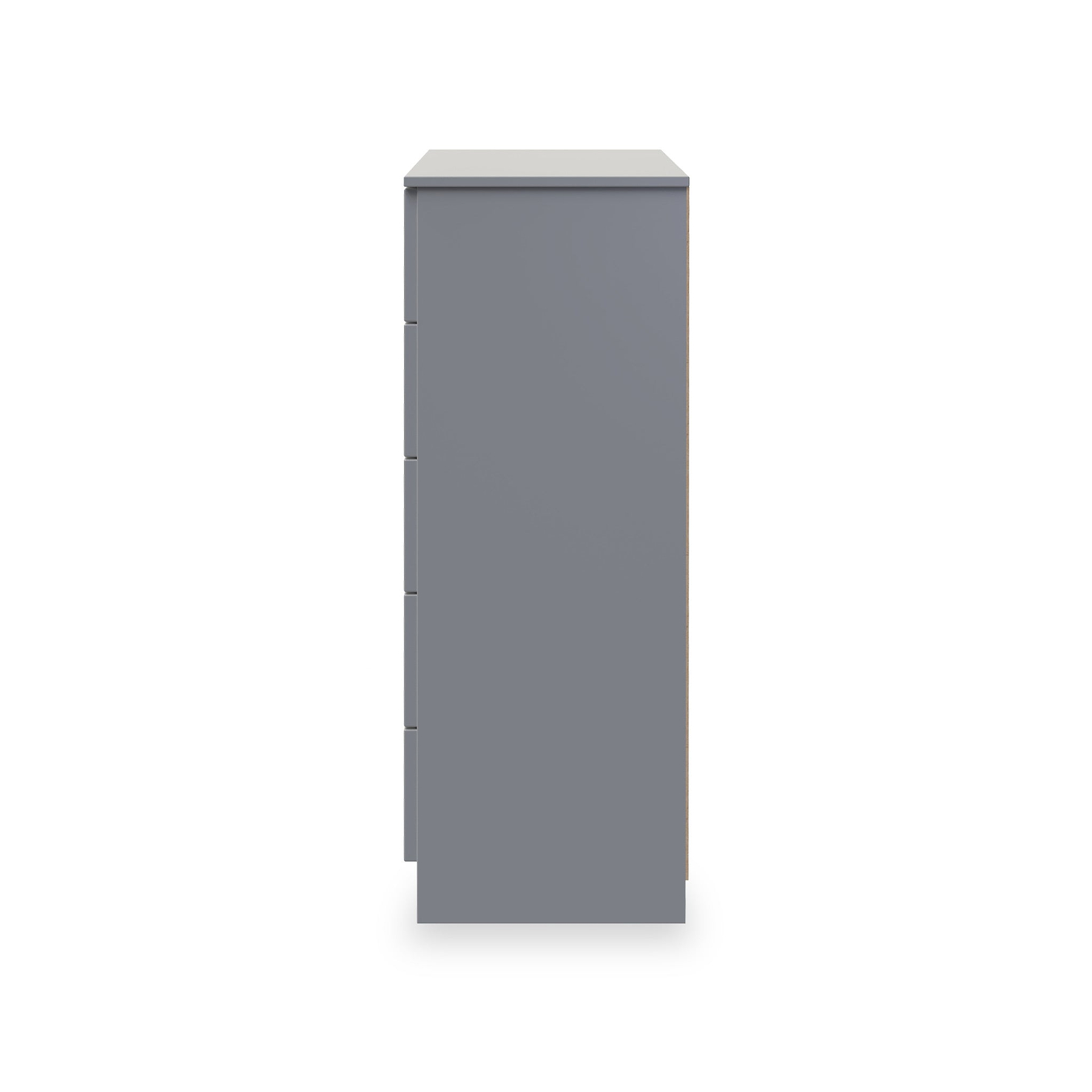 Henshaw 5 Drawer Chest Dusk Grey from Roseland Furniture