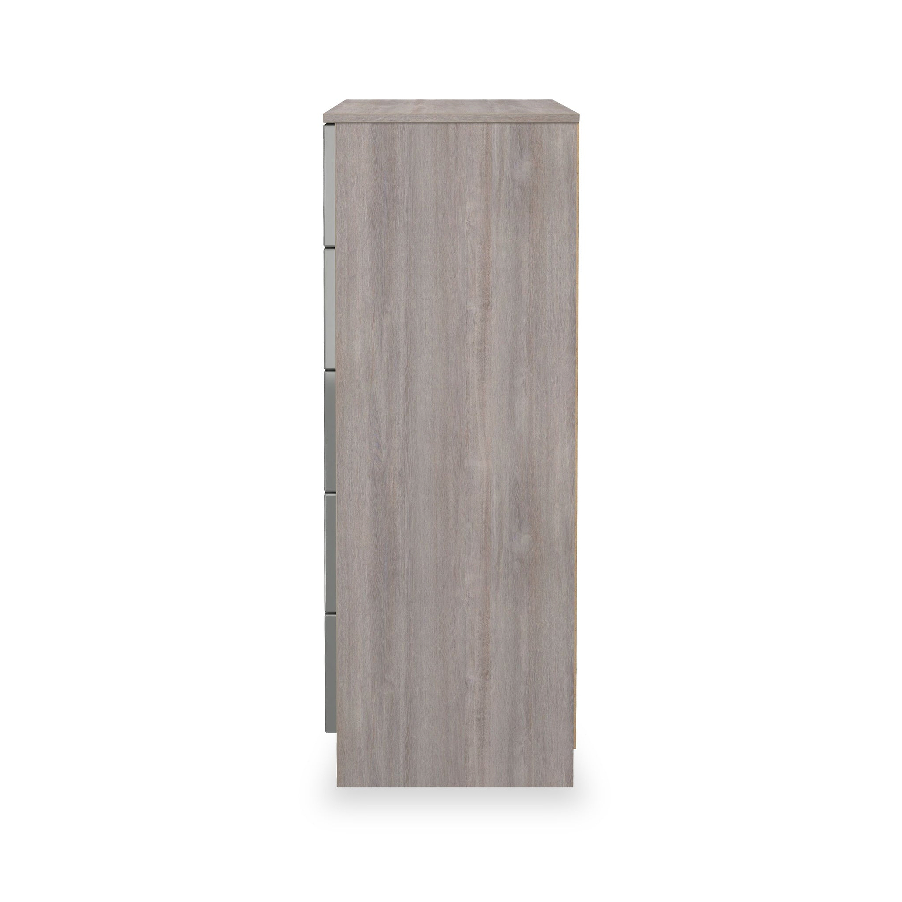 Henshaw Grey Oak 5 Drawer Chest from Roseland Furniture