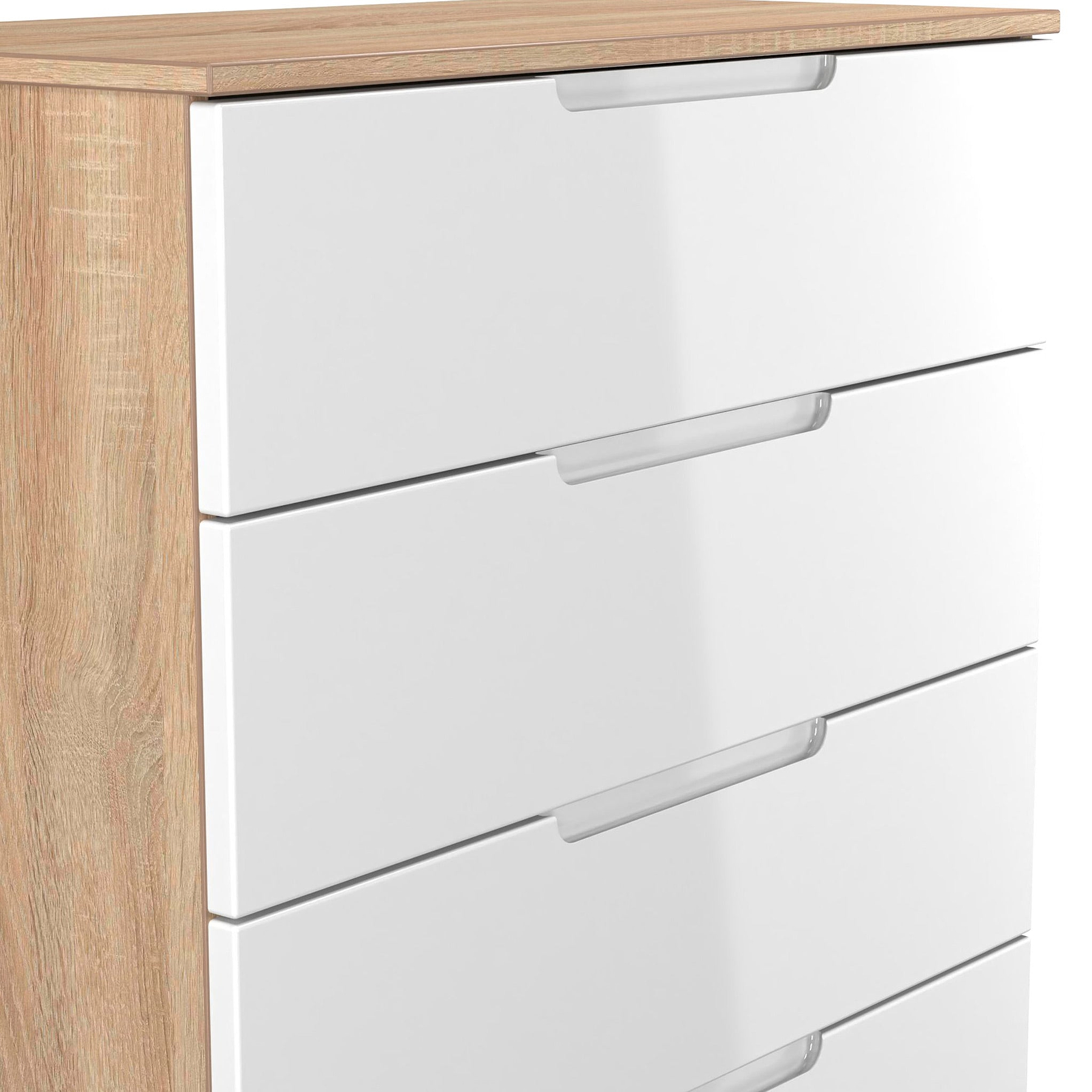 Henshaw 5 Drawer Chest White Oak from Roseland Furniture