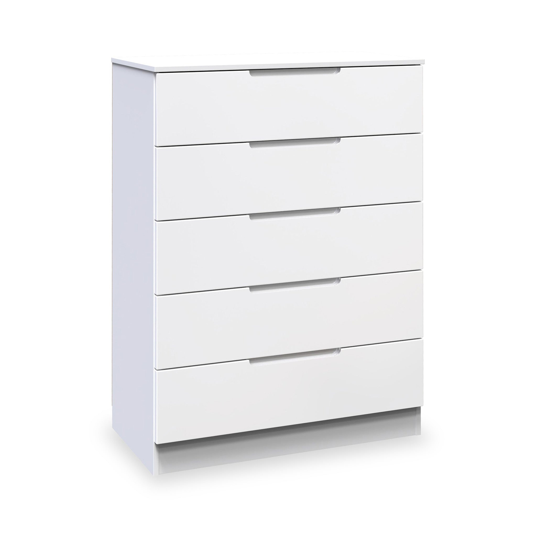 Henshaw 5 Drawer Chest White from Roseland Furniture