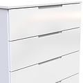 Henshaw 5 Drawer Chest White from Roseland Furniture