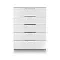Henshaw 5 Drawer Chest White from Roseland Furniture