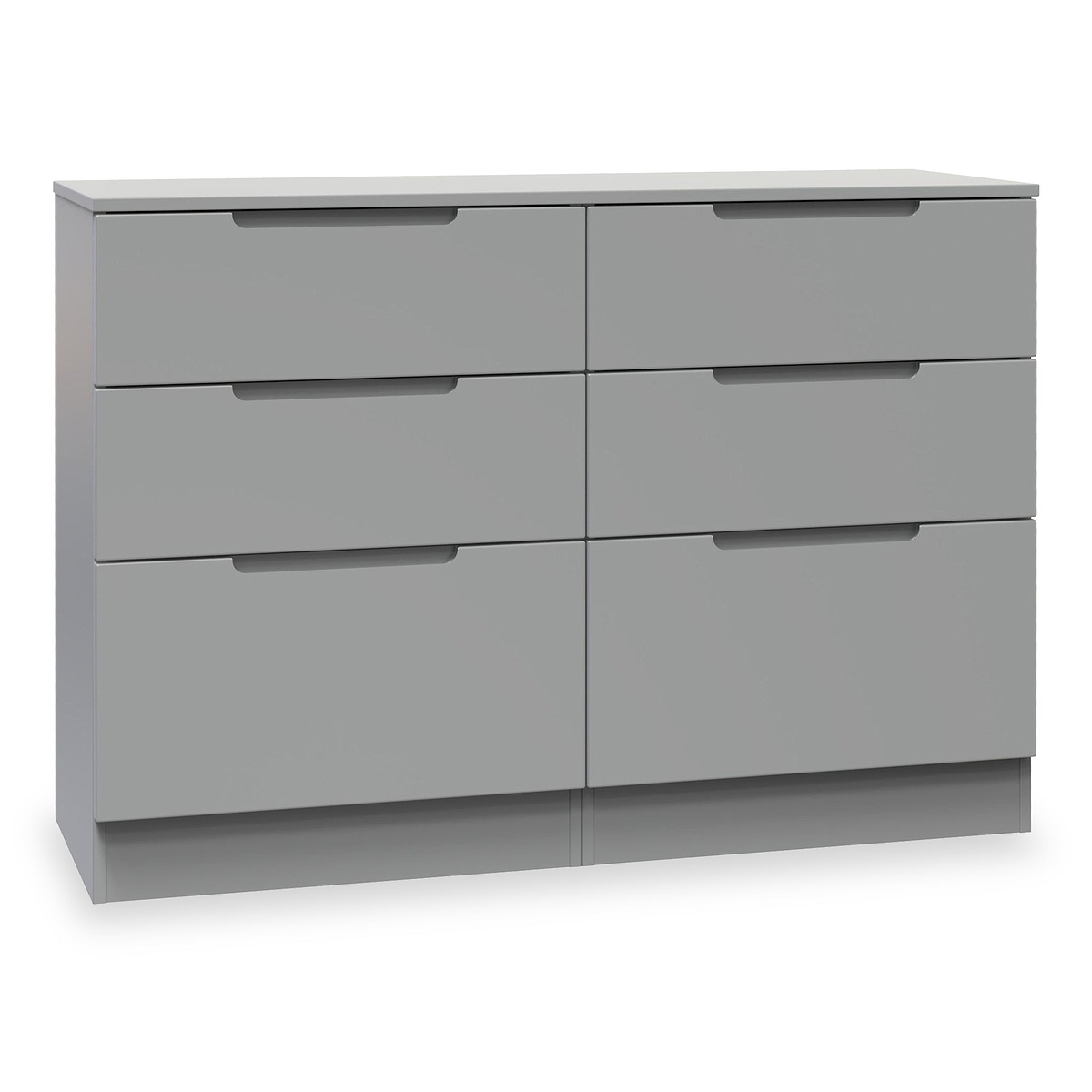 Henshaw 6 Drawer Chest Dusk Grey from Roseland Furniture