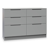 Henshaw 6 Drawer Chest Dusk Grey from Roseland Furniture