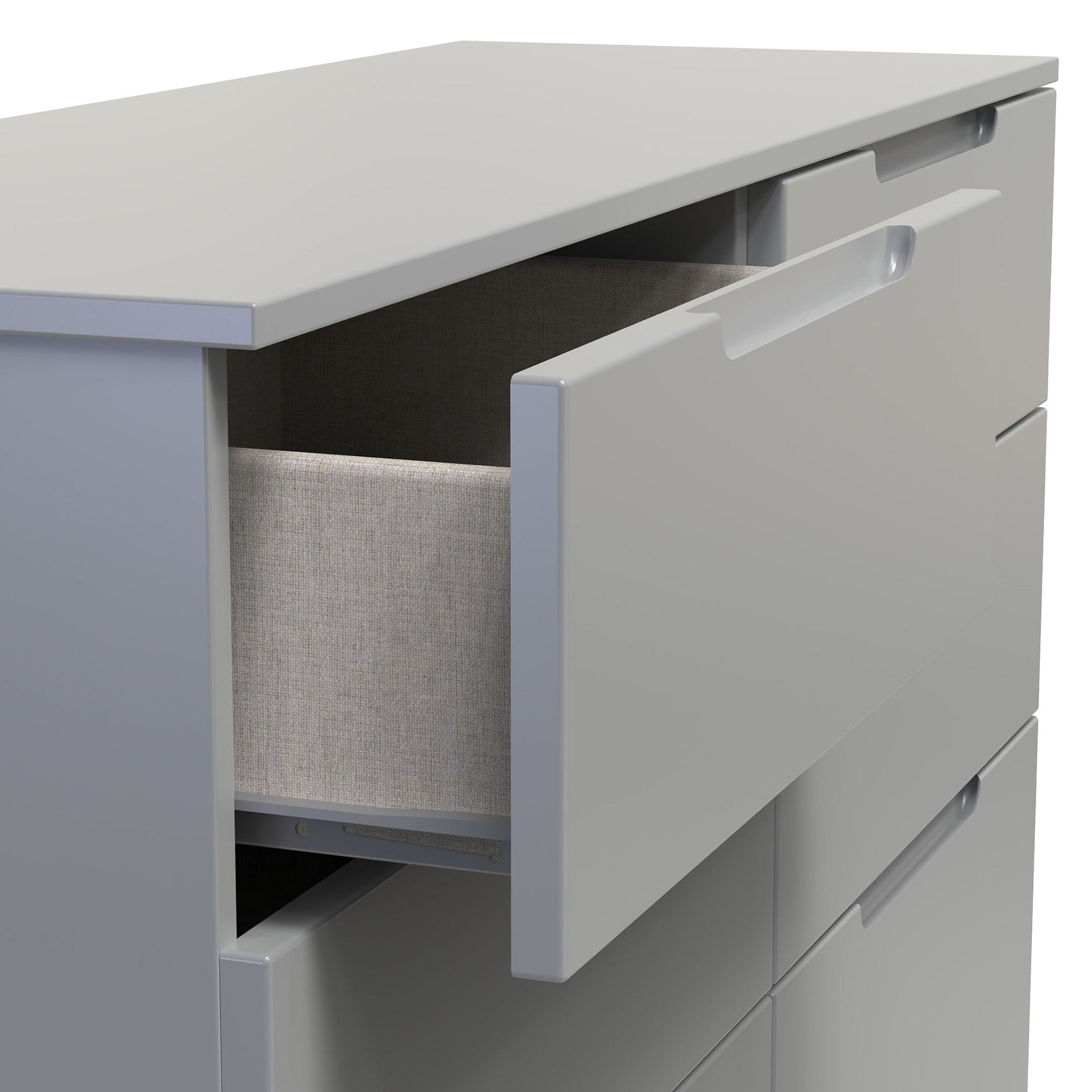 Henshaw 6 Drawer Chest Dusk Grey from Roseland Furniture