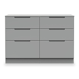 Henshaw 6 Drawer Chest Dusk Grey from Roseland Furniture