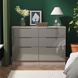 Henshaw Grey Oak 6 Drawer Chest from Roseland Furniture