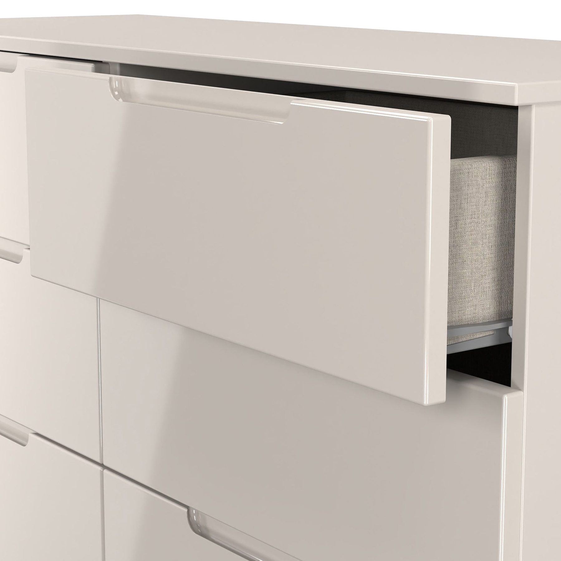 Henshaw Cashmere 6 Drawer Chest from Roseland Furniture