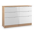Henshaw 6 Drawer Chest White Oak from Roseland Furniture