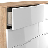 Henshaw 6 Drawer Chest White Oak from Roseland Furniture
