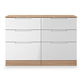 Henshaw 6 Drawer Chest White Oak from Roseland Furniture