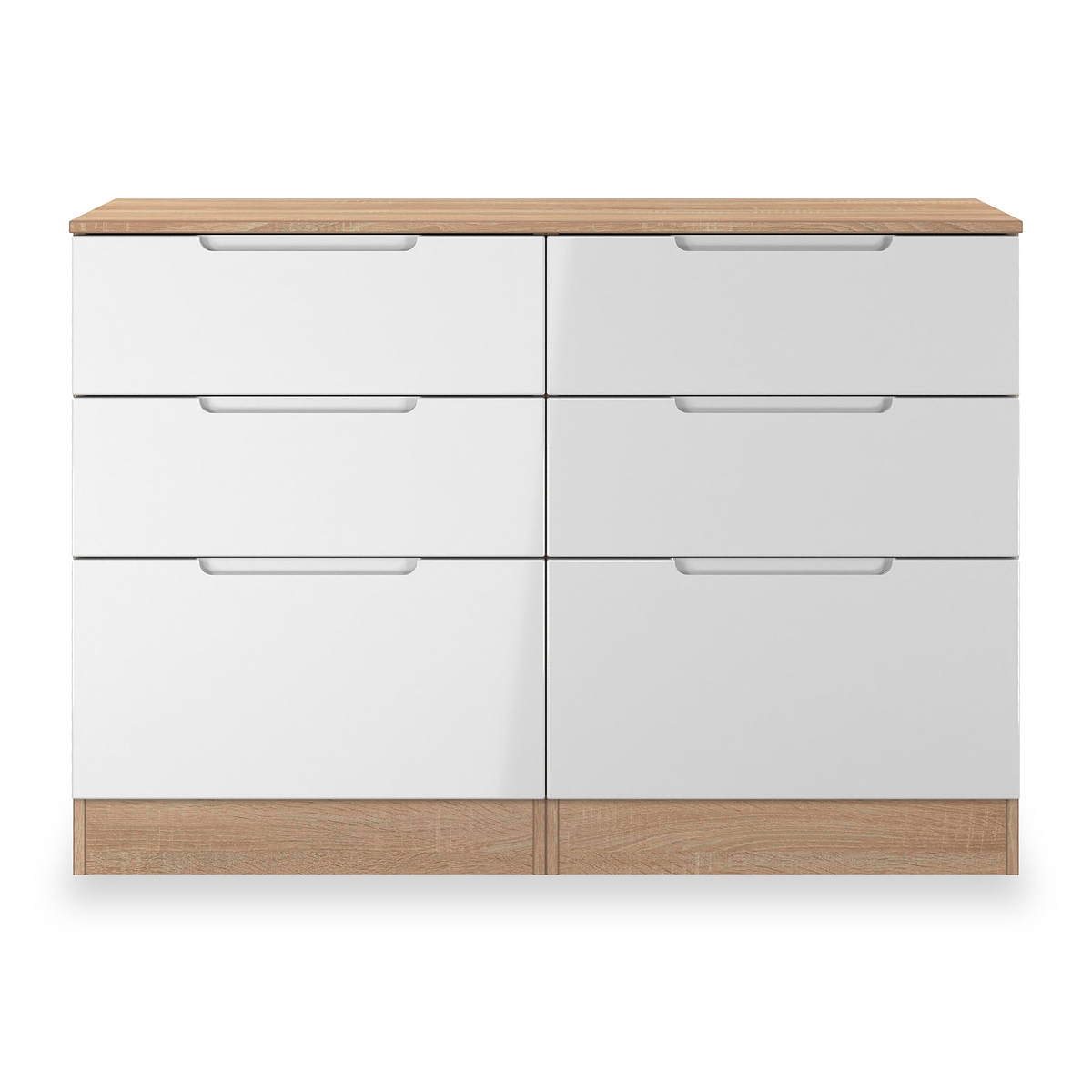 Henshaw 6 Drawer Chest White Oak from Roseland Furniture
