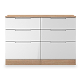 Henshaw 6 Drawer Chest White Oak from Roseland Furniture