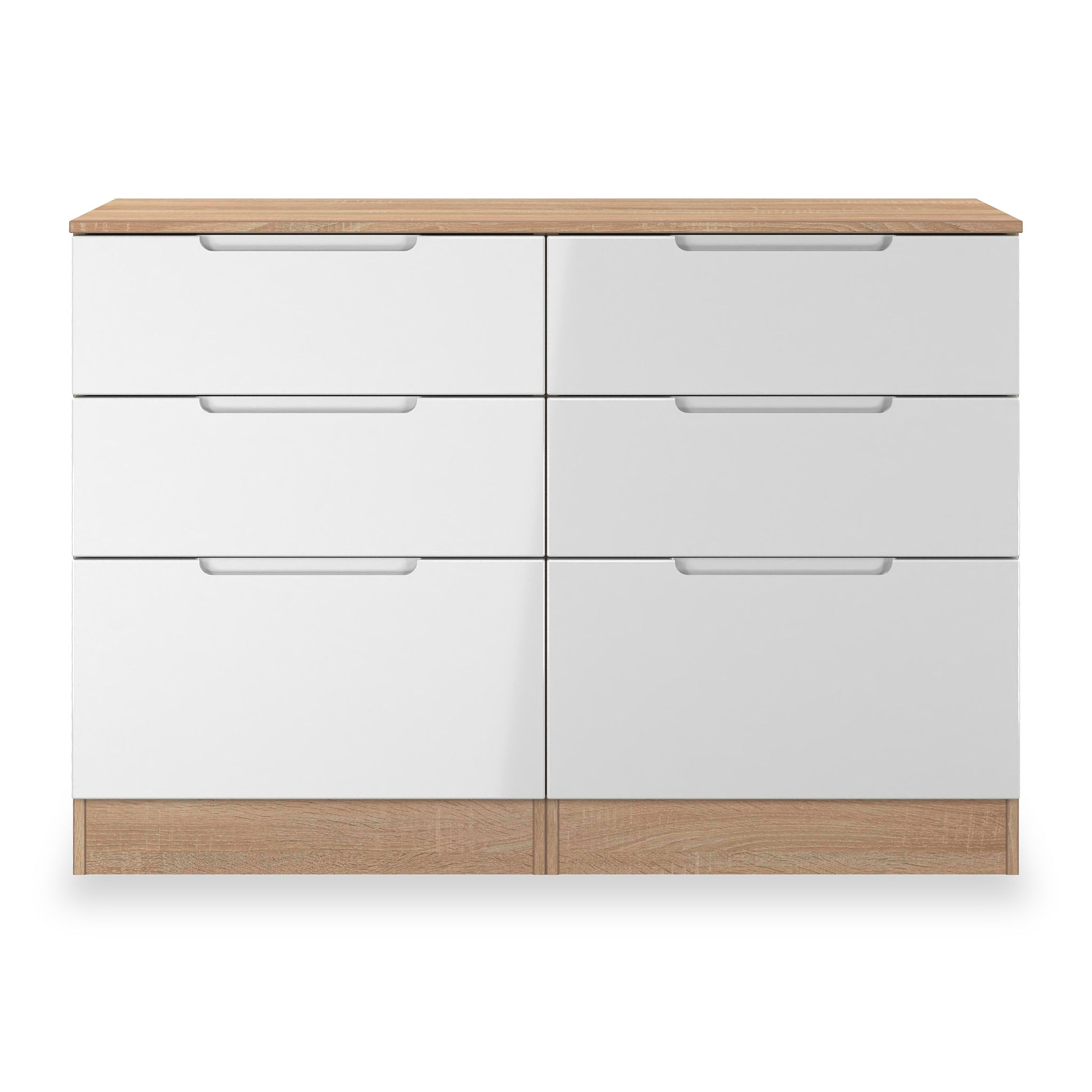 Henshaw 6 Drawer Chest White Oak from Roseland Furniture