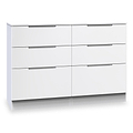 Henshaw 6 Drawer Chest White from Roseland Furniture