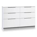 Henshaw 6 Drawer Chest White from Roseland Furniture