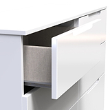 Henshaw 6 Drawer Chest White from Roseland Furniture