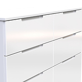 Henshaw 6 Drawer Chest White from Roseland Furniture