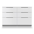 Henshaw 6 Drawer Chest White from Roseland Furniture