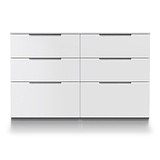 Henshaw 6 Drawer Chest White from Roseland Furniture