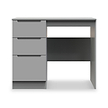 Henshaw 3 Drawer Dressing Table Dusk Grey from Roseland Furniture