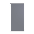 Henshaw 3 Drawer Dressing Table Dusk Grey from Roseland Furniture