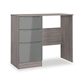 Henshaw Grey Oak 3 Drawer Dressing Table from Roseland Furniture