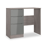 Henshaw Grey Oak 3 Drawer Dressing Table from Roseland Furniture