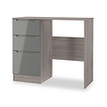 Henshaw Grey Oak 3 Drawer Dressing Table from Roseland Furniture