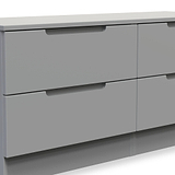 Henshaw 4 Drawer Bed Box Dusk Grey from Roseland Furniture