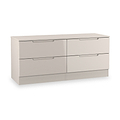 Henshaw Cashmere 4 Drawer Low Chest from Roseland Furniture