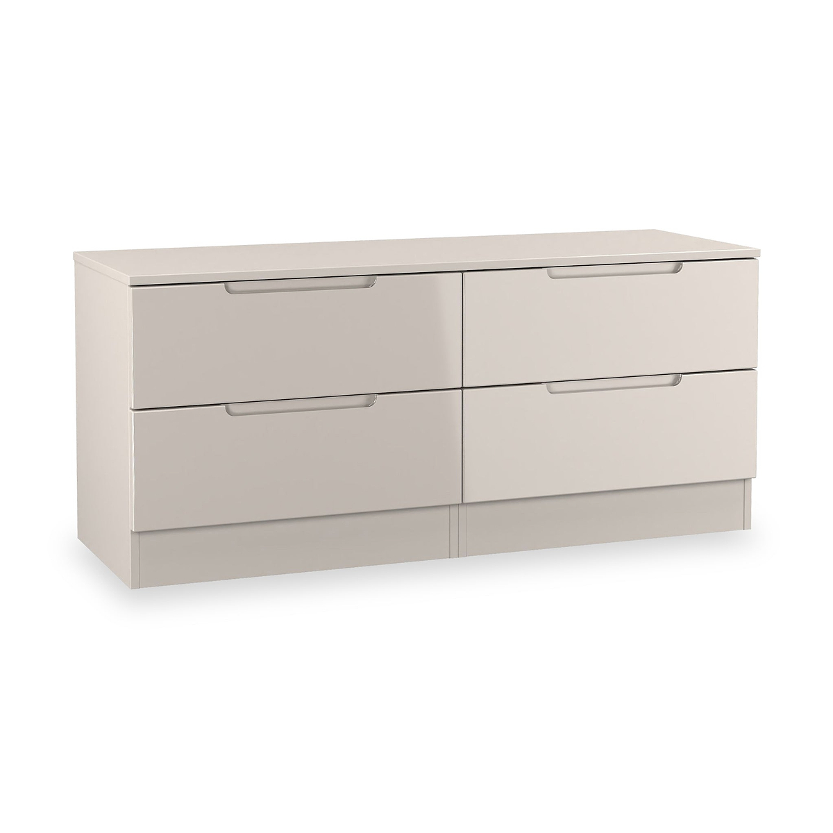 Henshaw Cashmere 4 Drawer Low Chest from Roseland Furniture